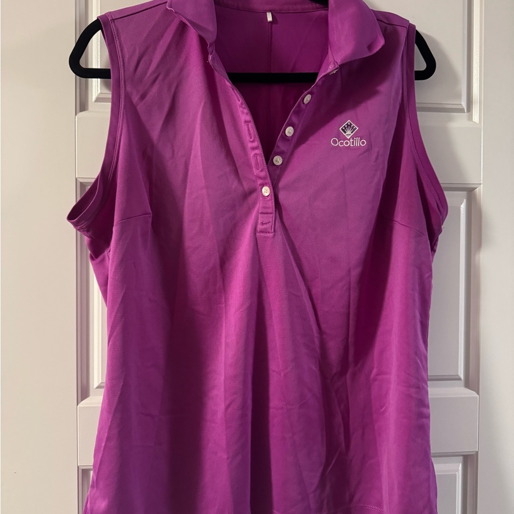 Nike Women's Magenta Sleeveless Blouse